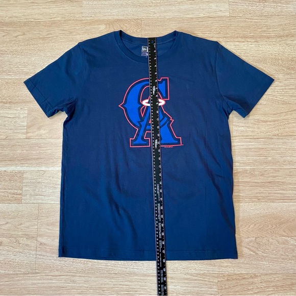 California Angels T-Shirt Men’s Large Blue New Era Short Sleeve MLB Baseball Tee - Picture 6 of 9